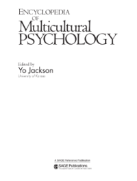 Image of Multicultural psychology