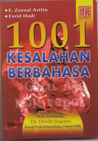 Image of Seribu Satu Kesalahan Berbahasa Bahasa : Bahan Penyuluhan Bahasa Indonesia