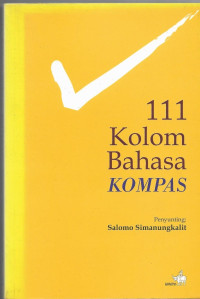 Image of 111 Kolom Bahasa Kompas