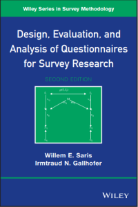 Image of Design, evaluation, anD analysis of Questionnaires for survey research