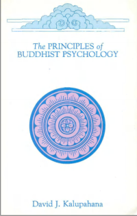 The Principles of Buddhist Psychology