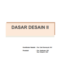 Dasar Desain II (buku siswa)