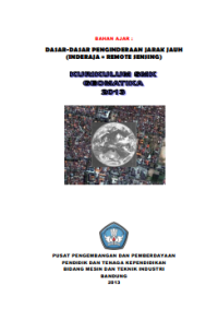 Dasar-Dasar Penginderan Jarak Jauh (buku siswa)