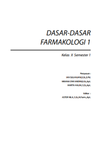 Image of Dasar-dasar Farmologi 1 (buku siswa)