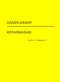 Dasar-dasar Kefarmasian Semester 2 (buku siswa)