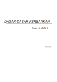 Dasar-dasar Perbankan 2 (buku siswa)