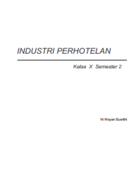 Image of Industri Perhotelan Semester 2 (buku siswa)
