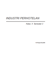 Industri Perhotelan Semester 2 (buku siswa)