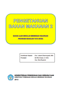 Image of Pengetahuan Bahan Makanan 2 (buku siswa)
