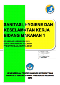 Image of Sanitasi, Hygiene dan Keselamatan Kerja Bidang Makanan 1 (buku siswa)