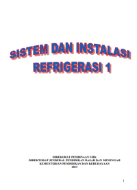 Image of Sistem dan Instalasi Refrigerasi 1 (buku siswa)