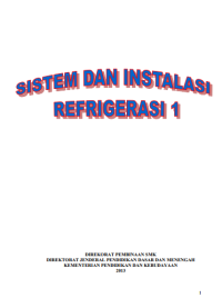 Sistem dan Instalasi Refrigerasi 1 (buku siswa)