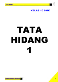 Image of Tata Hidang 1 (buku siswa)