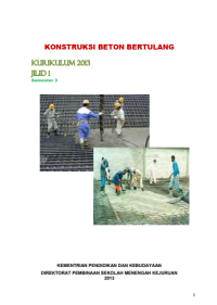 Konstruksi Beton Bertulang 1 (buku siswa)