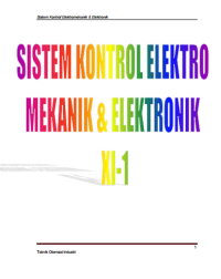 Sistem Kontrol Elektro Mekanik Elektronik 1 (buku siswa)