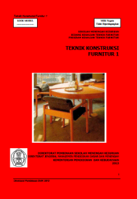 Image of Teknik Konstruksi Furniture 1 (buku siswa)