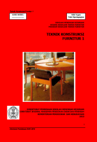 Teknik Konstruksi Furniture 1 (buku siswa)