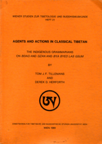 Image of AGENTS AND ACTIONS IN CLASSICAL TIBETAN