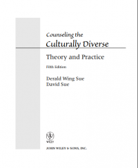 Counseling the
Culturally Diverse