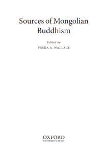 Image of Sources of Mongolian Buddhism