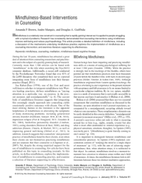 Image of Mindfulness-Based Interventions in Counseling