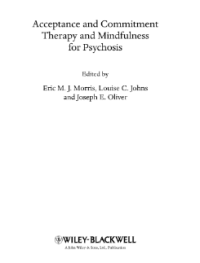Image of Acceptance and Commitment Therapy and Mindfulness for Psychosis