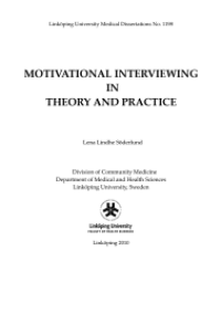 Image of MOTIVATIONAL INTERVIEWING IN THEORY AND PRACTICE