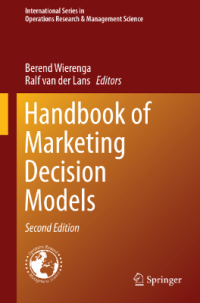 Image of Handbook of Marketing
Decision Models