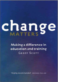 Image of Change Matters Making a difference in education and training