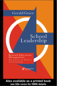 School Leadership: Beyond Education Management