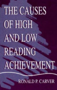 Image of The Causes of High and Low Reading Achievement