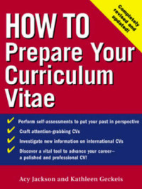 Image of HOW TO Prepare Your Curriculum Vitae