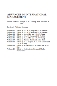 Image of ADVANCES IN INTERNATIONAL
MANAGEMENT