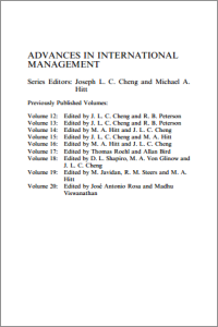 ADVANCES IN INTERNATIONAL
MANAGEMENT