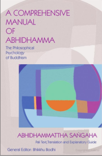 A COMPREHENSIVE MANUAL ABHIDHAMMA