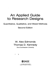 Image of An Applied Guide to Research Designs Quantitative, Qualitative, and Mixed Methods