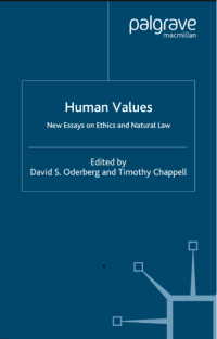 Image of Human Values New Essays On Ethics And Natural Law