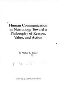 Image of Human Communication As Narration