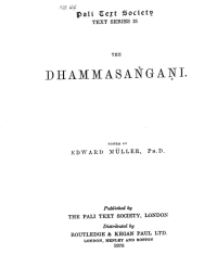 Image of Dhammasaṅgaṇī