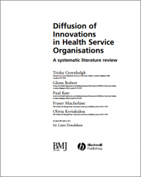 Diffusion of
Innovations
in Health Service
Organisations