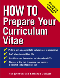 HOW TO
Prepare Your
Curriculum
Vitae