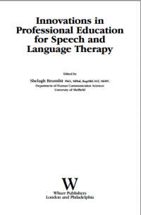 Image of Innovations in
Professional Education
for Speech and
Language Therapy