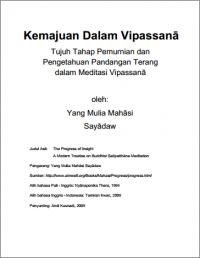 Image of Kemajuan Dalam Vipassanā