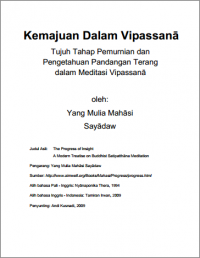 Kemajuan Dalam Vipassanā