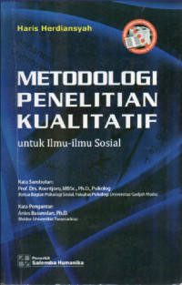 Metodologi Penelitian Kualitatif Untuk Ilmu-Ilmu Sosial