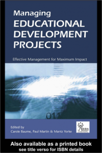 Managing
EDUCATIONAL
DEVELOPMENT
PROJECTS