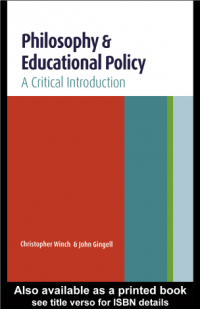 Philosophy and Educational Policy