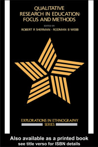 Image of Qualitative Research in Education: Focus and  Methods