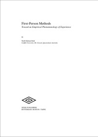 Image of First-Person Methods Toward an Empirical Phenomenology of Experience