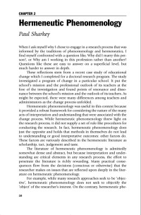 Image of Phenomenology and Wonder